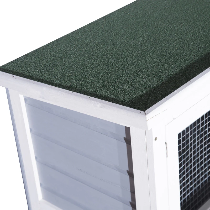 PawHut KLATKA DLA KRÓLIKÓW 2 POZIOMY KRÓLIKARNIA