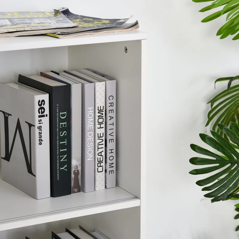 Regał na książki szafa stojąca szafa na akta szafa wielofunkcyjna biały 120x40x120 cm