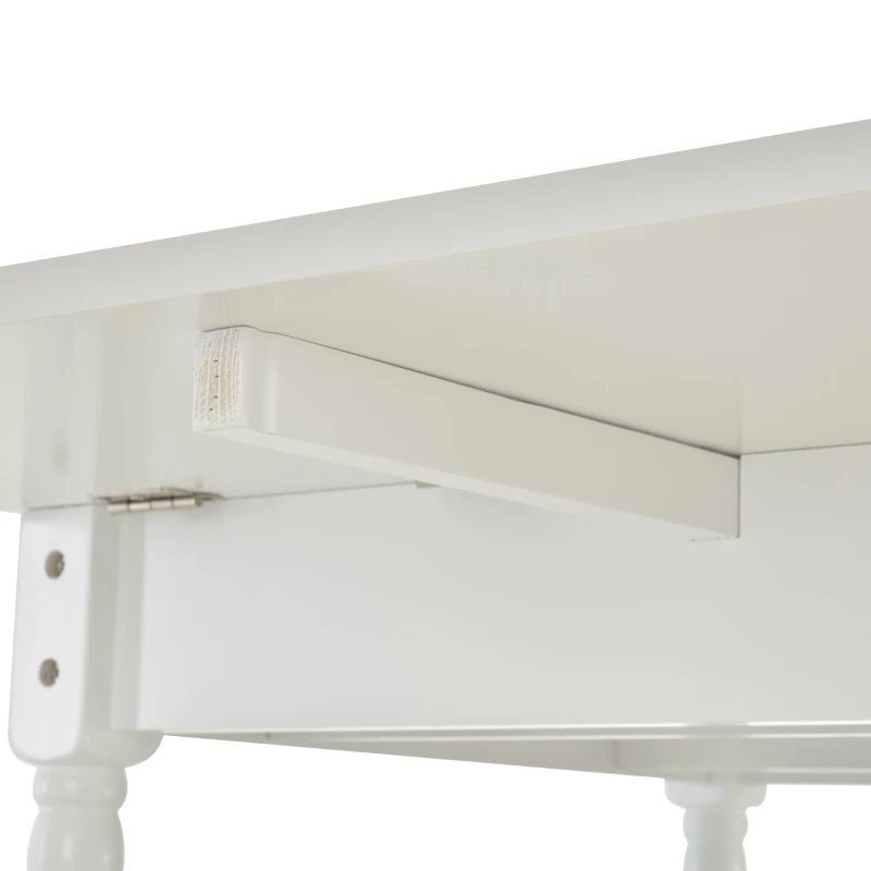 Rozkładany stół do jadalni Składany stół wielofunkcyjny 2 składane blaty boczne