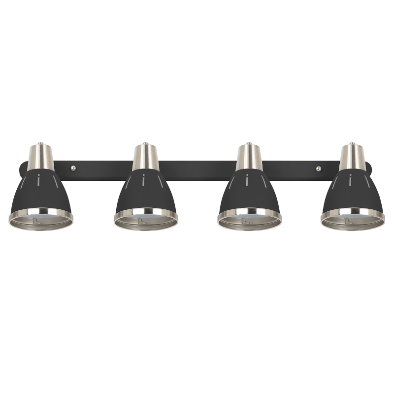 HOMCOM® KINKIET ZESTAW 4 REFLEKTORÓW ŚCIENNYCH OBROTOWA LAMPA PUNKTOWA