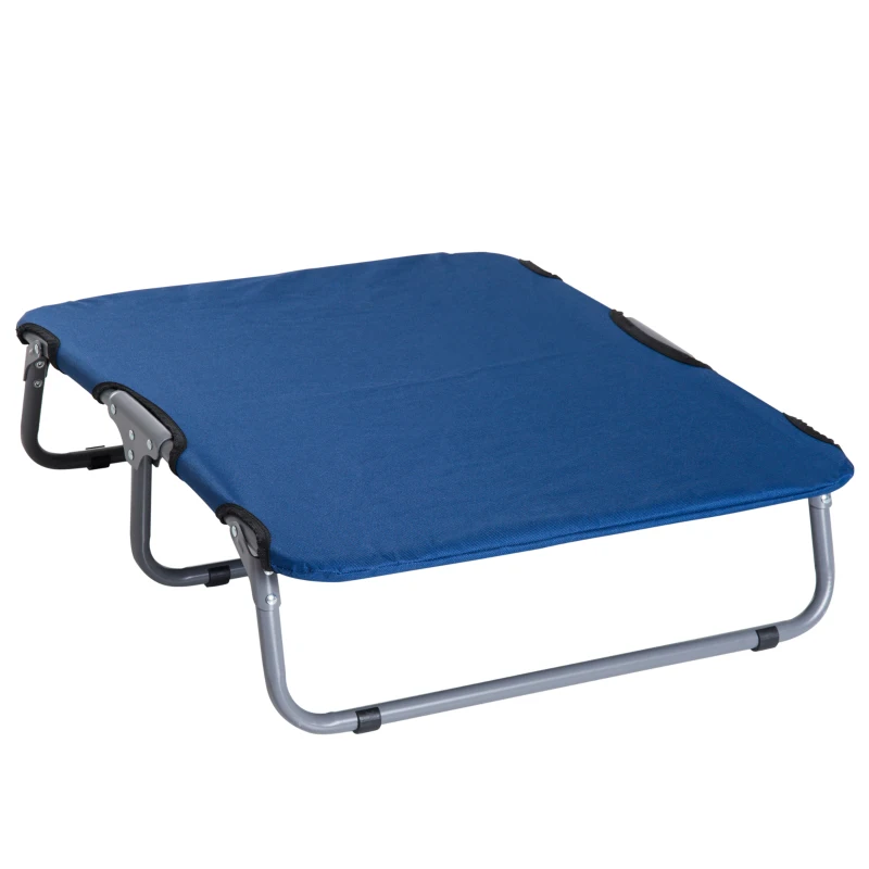 PawHut LEGOWISKO DLA PSA KOTA LEŻANKA SKŁADANE niebieska