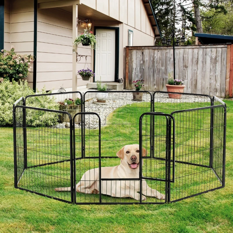 PawHut® Kojec Zagroda dla Psa Szczeniąt Wielowariantowy 80x80 cm