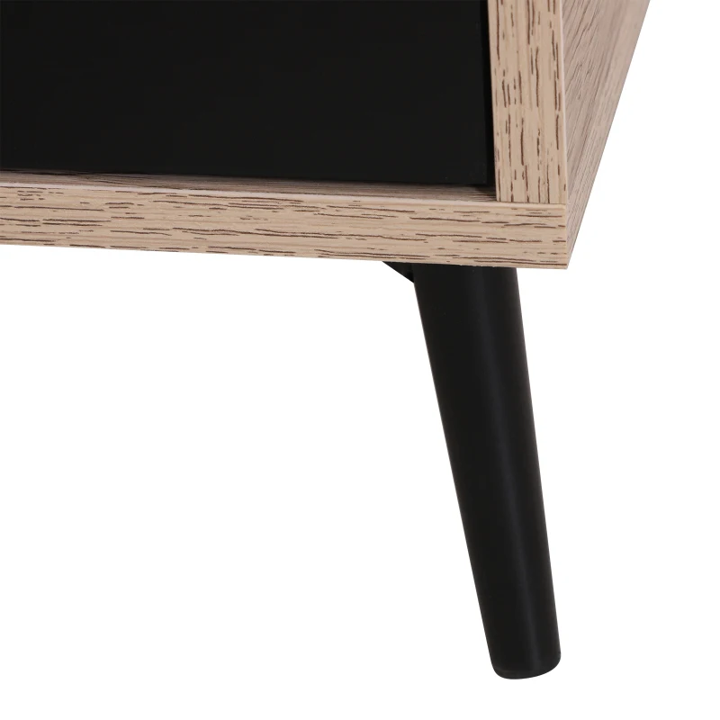 HOMCOM® ŁAWA STOLIK KAWOWY RTV 2 x SZUFLADA 2 x PÓŁKA drewno 120 x 56 x 35 cm