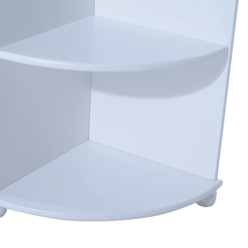 HOMCOM SZAFKA ŁAZIENKOWA STOJĄCA NAROŻNA biała