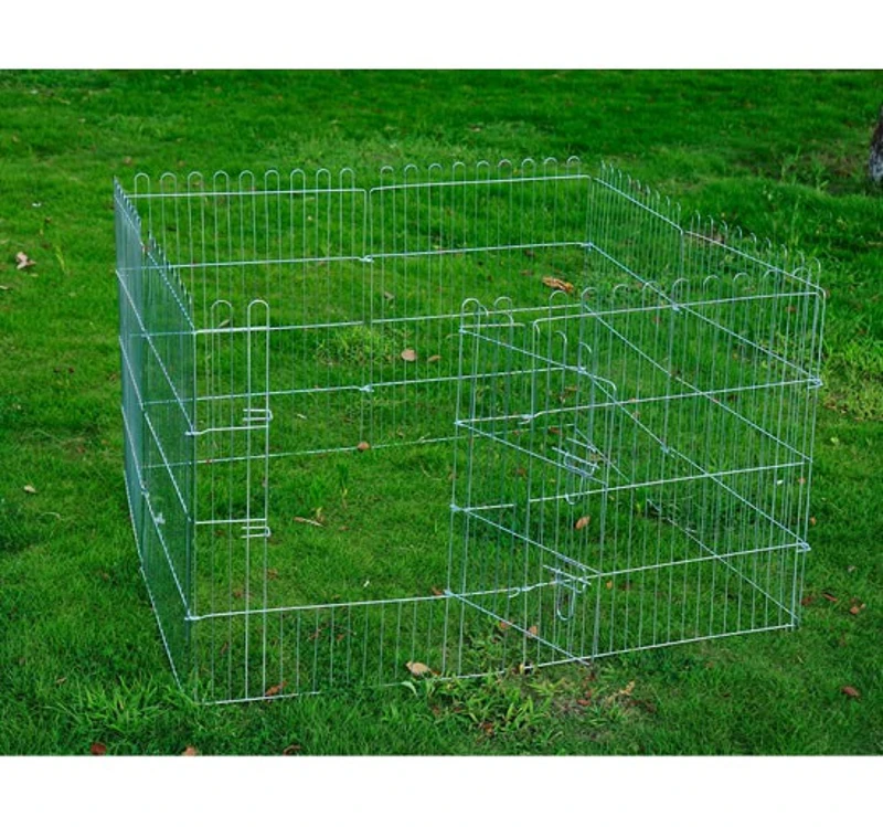 PawHut® Kojec Hodowlany Metalowy Klatka 71x91 cm