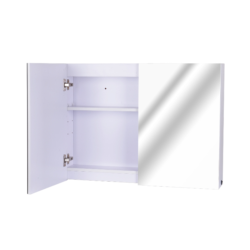 HOMCOM SZAFKA ŁAZIENKOWA Z LUSTREM I PANELEM LED