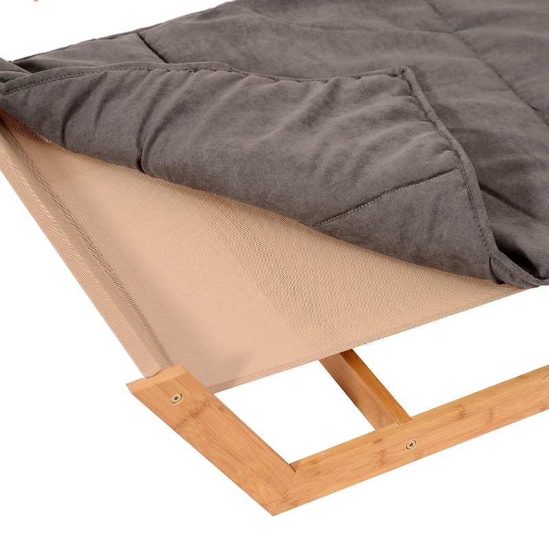 PawHut LEGOWISKO ŁÓŻKO PODUSZKA DLA PSA  szary