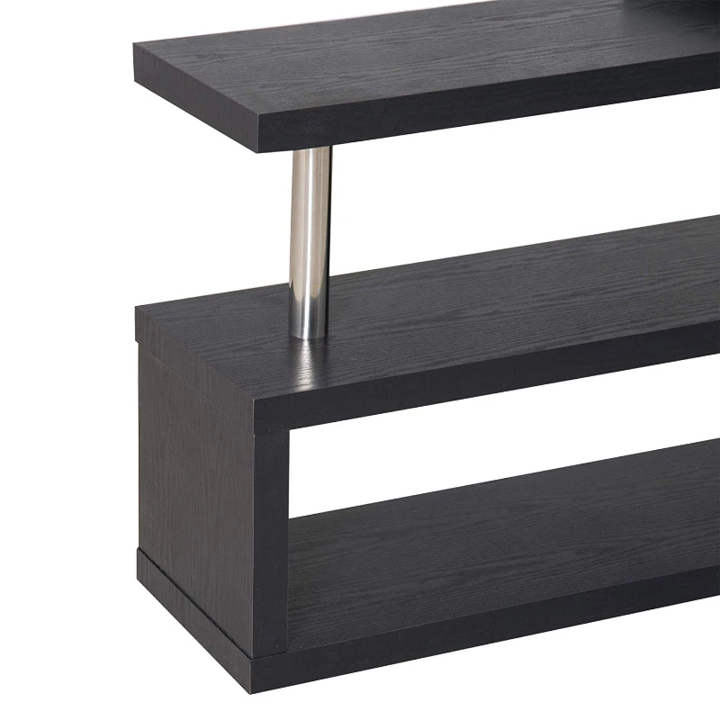 HOMCOM BIURKO NAROŻNE KOMPUTEROWE czarne