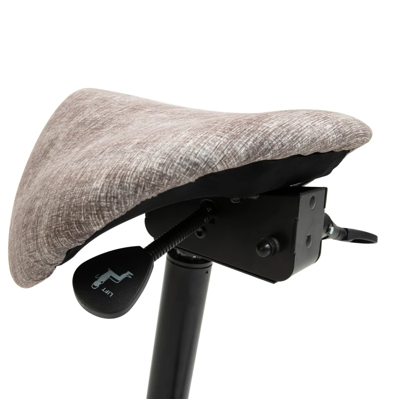 Podpora do stania Stołek do podpierania się Stołek siodłowy z funkcją pochylania z regulacją wysokości khaki