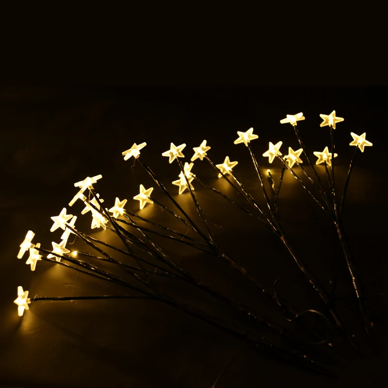 HOMCOM 5 x GAŁĄZKA DRZEWKO ŚWIECĄCE OŚWIETLENIE 70 cm