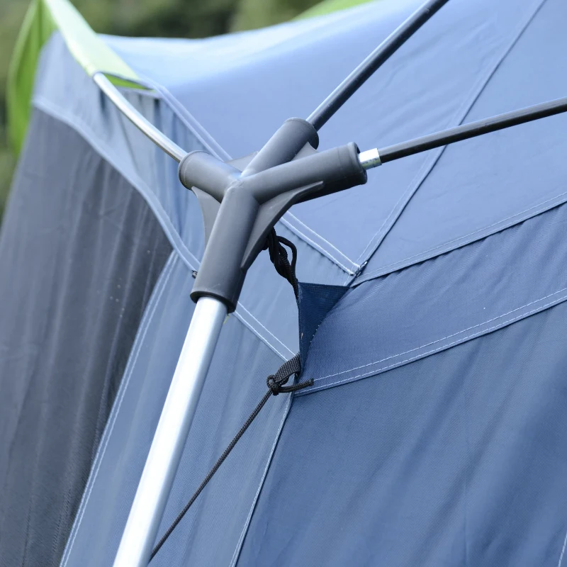Outsunny NAMIOT KOPUŁOWY KEMPINGOWY 5-8 OSÓB granatowy