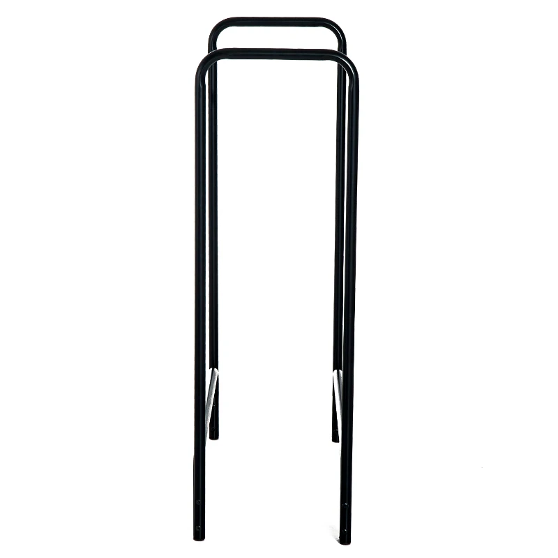 HOMCOM METALOWY REGAŁ NA DREWNO KOMINKOWE czarny