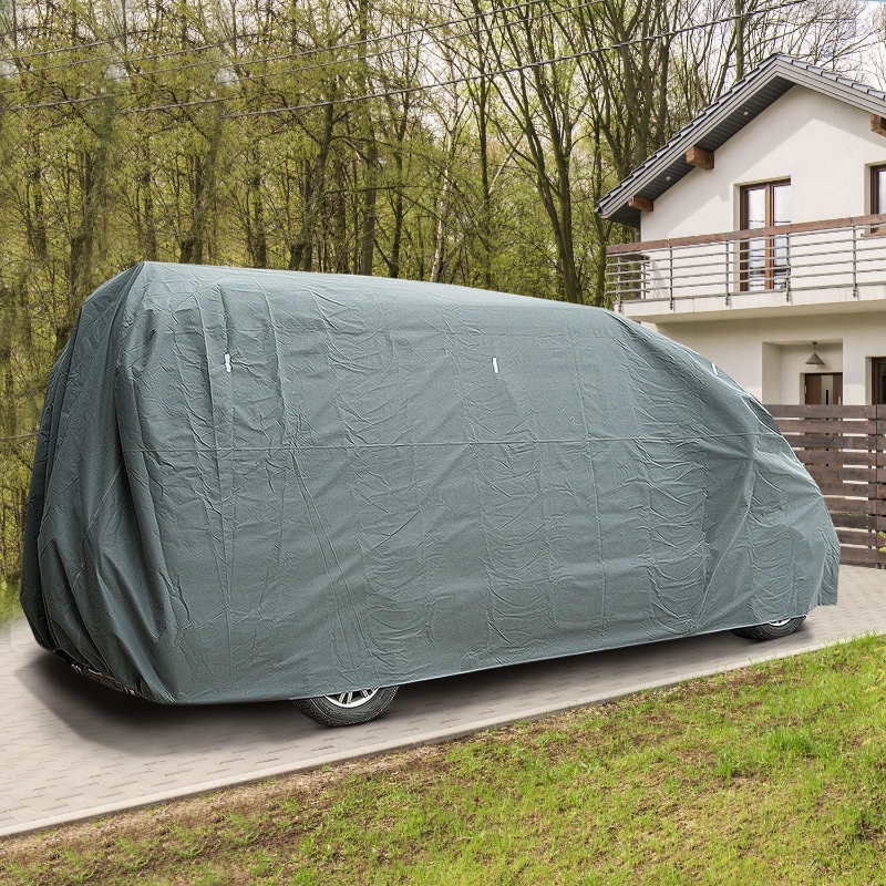 HOMCOM® POKROWIEC OCHRONNY NA KAMPERA Szary