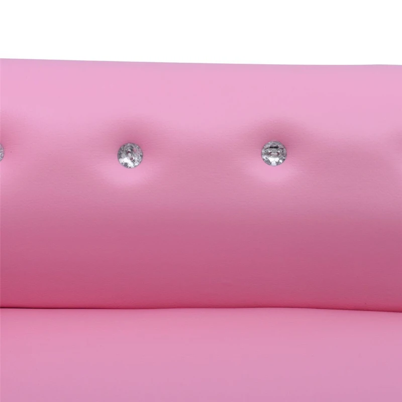 HOMCOM SOFA DZIECIĘCA KANAPA RÓŻOWA