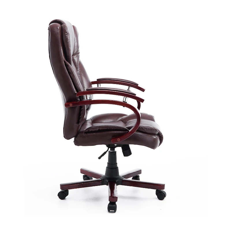 HOMCOM FOTEL BIUROWY KRZESŁO SZEFA brązowy