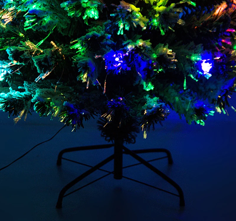 HOMCOM CHOINKA SZTUCZNA ŚNIEG 180 CM LED