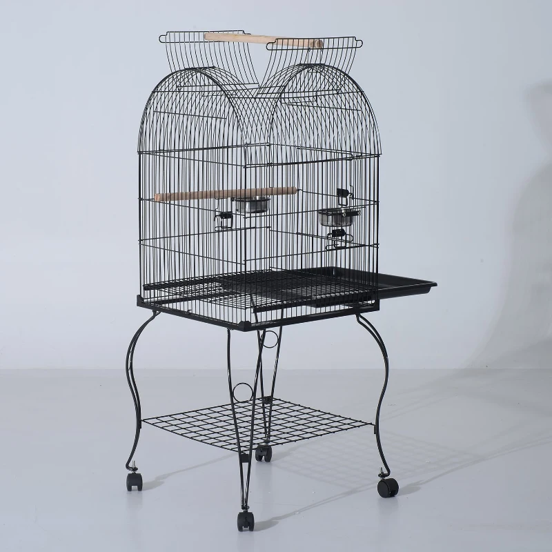 PawHut KLATKA DLA PTAKÓW WOLIERA DOMEK DACH KOPUŁOWY