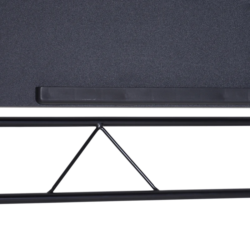 Vinsetto® STOLIK NA LAPTOP ODCHYLANY BIURKO DZIECIĘCE Z REGULACJĄ WYSOKOŚCI czarny 90 x 50 x (76–91) cm