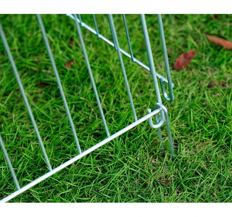 PawHut® Kojec Hodowlany Metalowy Klatka 71x91 cm