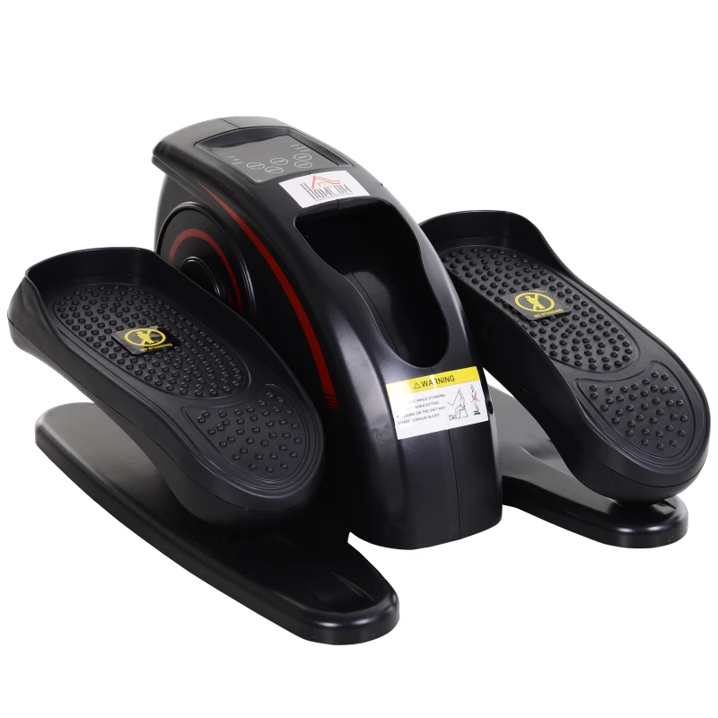 Mini stepper stepper skrętny urządzenie do treningu fitness w domu regulowana prędkość czarny