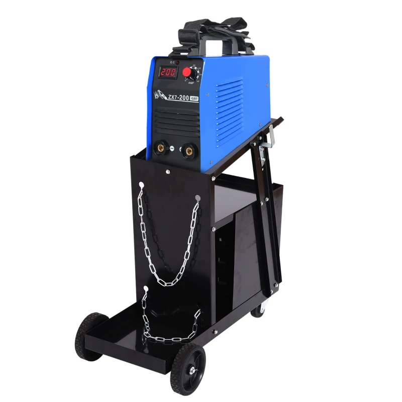 DURHAND® WÓZEK SPAWALNICZY NA SPAWARKĘ 4 SZUFLADY czarny