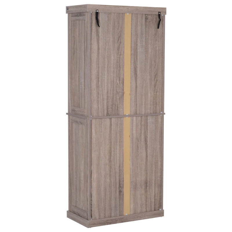 Wysoka szafka łazienkowa szafa kuchenna komoda 4 półki szuflada MDF