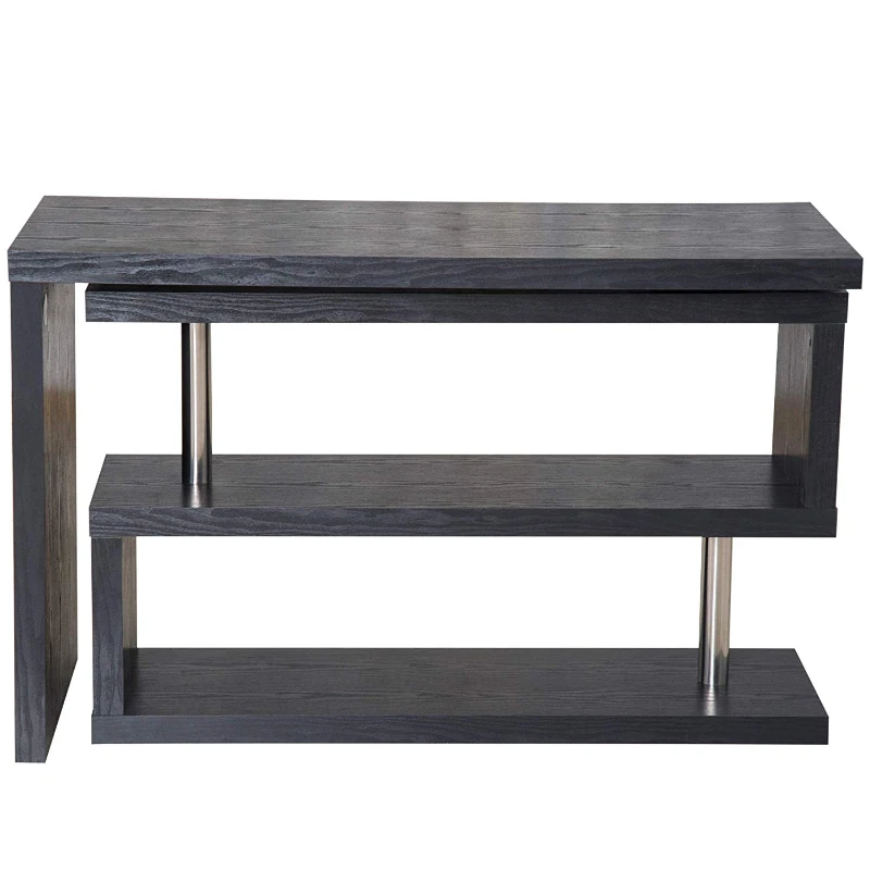 HOMCOM BIURKO NAROŻNE KOMPUTEROWE czarne