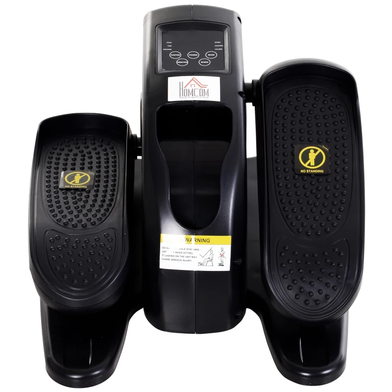 Mini stepper stepper skrętny urządzenie do treningu fitness w domu regulowana prędkość czarny