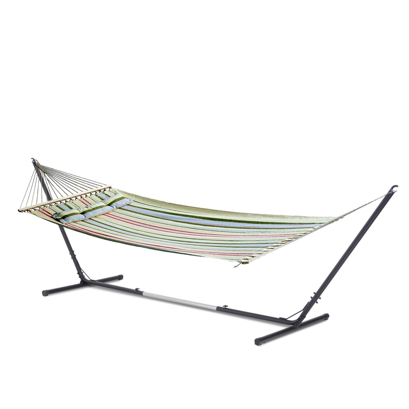 Rama do hamaka regulowany rozmiar metalowa rama 308–380 cm 120 kg