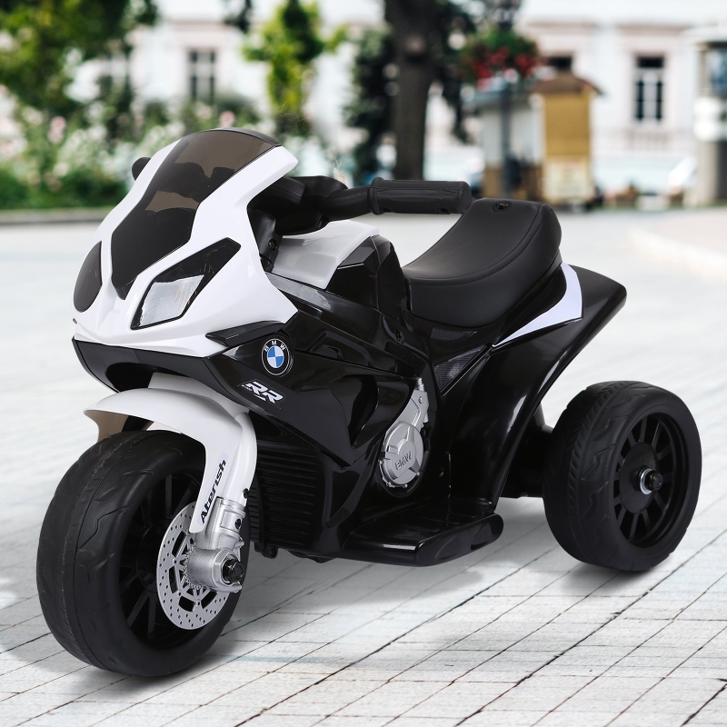 HOMCOM® MOTOREK ELEKTRYCZNY LICENCJA BMW 3 KOŁA Z AKUMULATOREM czarny