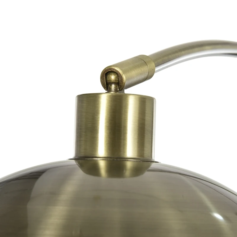 Lampa łukowa z regulowanym kloszem E27 lampa podłogowa łukowa podstawa z marmuru metal