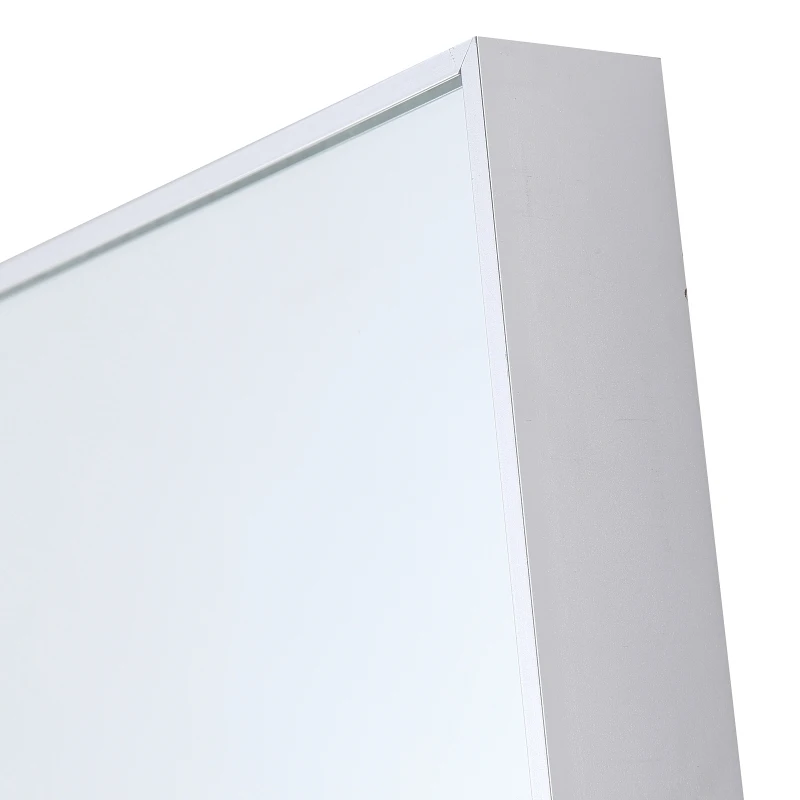 kleankin® WISZĄCE LUSTRO ŁAZIENKOWE LUSTRO DO PRZEDPOKOJU srebrne 50 x 70 cm