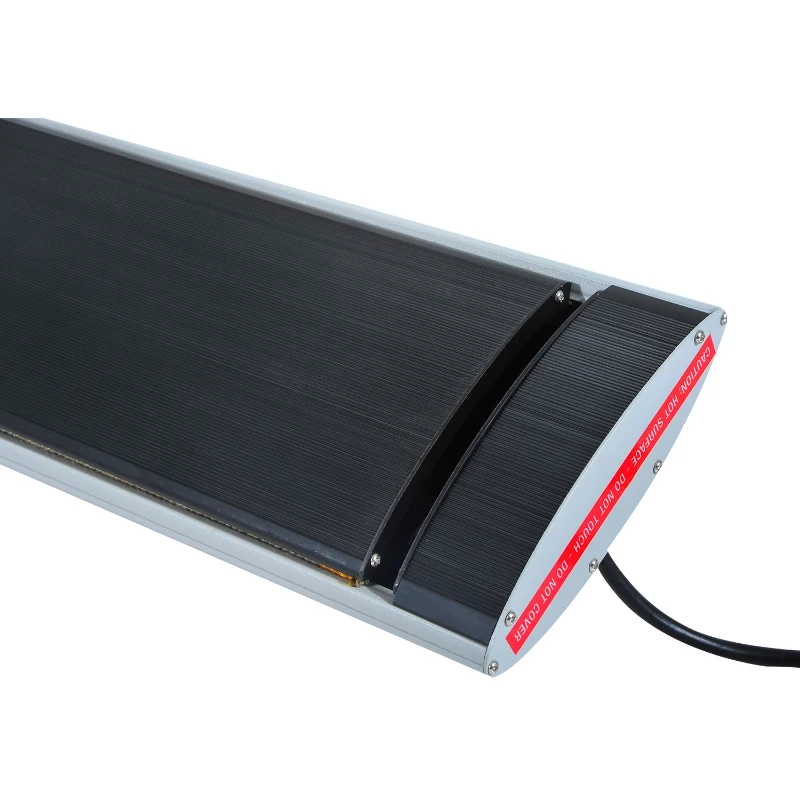 Outsunny GRZEJNIK ELEKTRYCZNY PROMIENNIKOWY 1500 W czarny