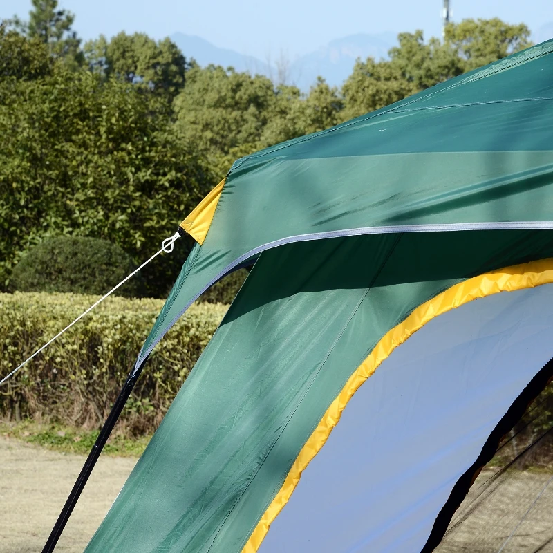 Outsunny NAMIOT KEMPINGOWY KOPUŁOWY, 4-8 OSÓB (410X310X225CM) (DXSXW) zielony