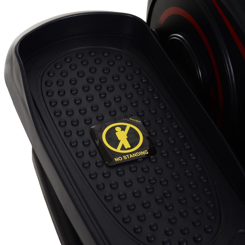 Mini stepper stepper skrętny urządzenie do treningu fitness w domu regulowana prędkość czarny