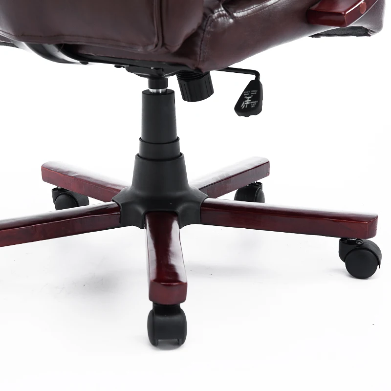 HOMCOM FOTEL BIUROWY KRZESŁO SZEFA brązowy