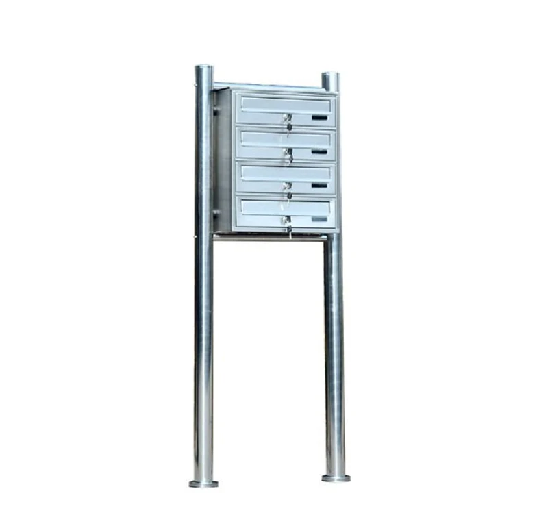 HOMCOM SKRZYNKA NA LISTY ZE STALI NIERDZEWNEJ