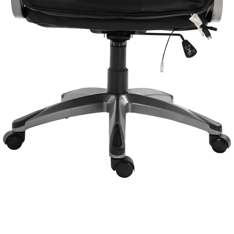 Fotel do masażu fotel biurowy fotel gamingowy krzesło obrotowe krzesło biurowe z masażem czarny