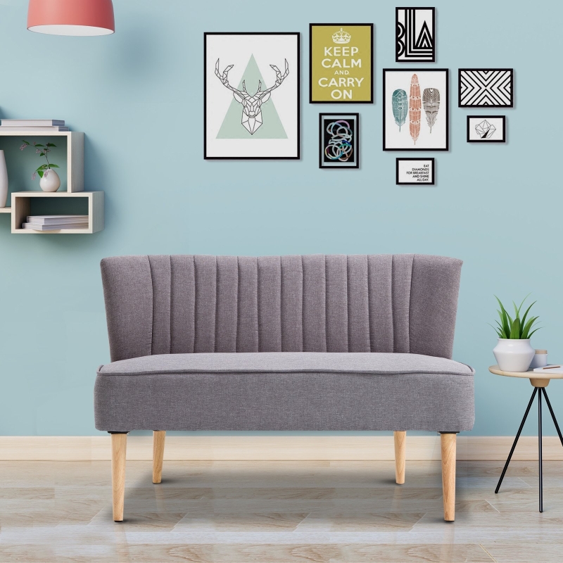 2-osobowa kanapa sofa tapicerowana meble wypoczynkowe 2 kolory