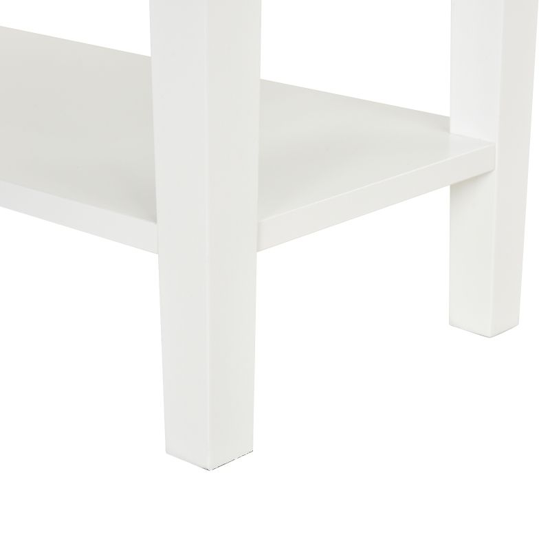 Szafka kuchenna szafka na naczynia z 3 poziomami witryna drzwi szklane MDF biały