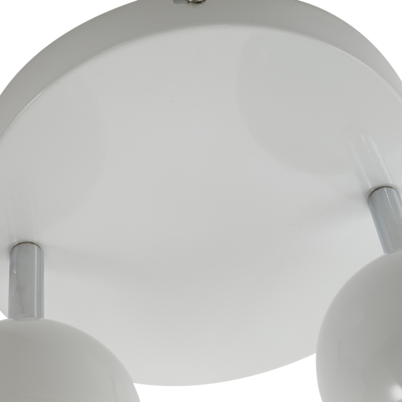 HOMCOM® LAMPA SUFITOWA OŚWIETLENIE 2 x GU10 biała