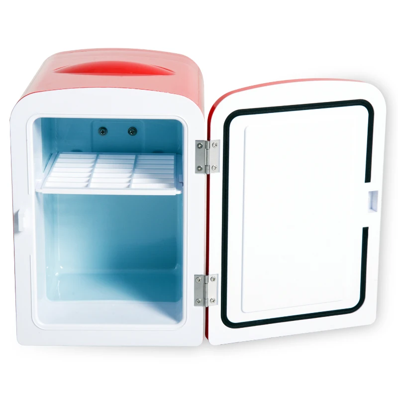 HOMCOM MINI LODÓWKA PODGRZEWACZ 4 LITRY CZERWONA 28X 20X 30 CM (DXSXW)