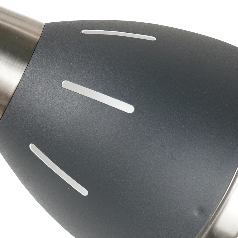 HOMCOM® ZESTAW 3 LAMP SUFITOWYCH WISZĄCYCH E27 40W METAL czarny ∅13 x W16 cm