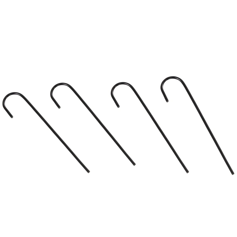 Outsunny® Pergola Ogrodowa Łuk na Rośliny Róże Odporna na Warunki Pogodowe 250 cm Metal