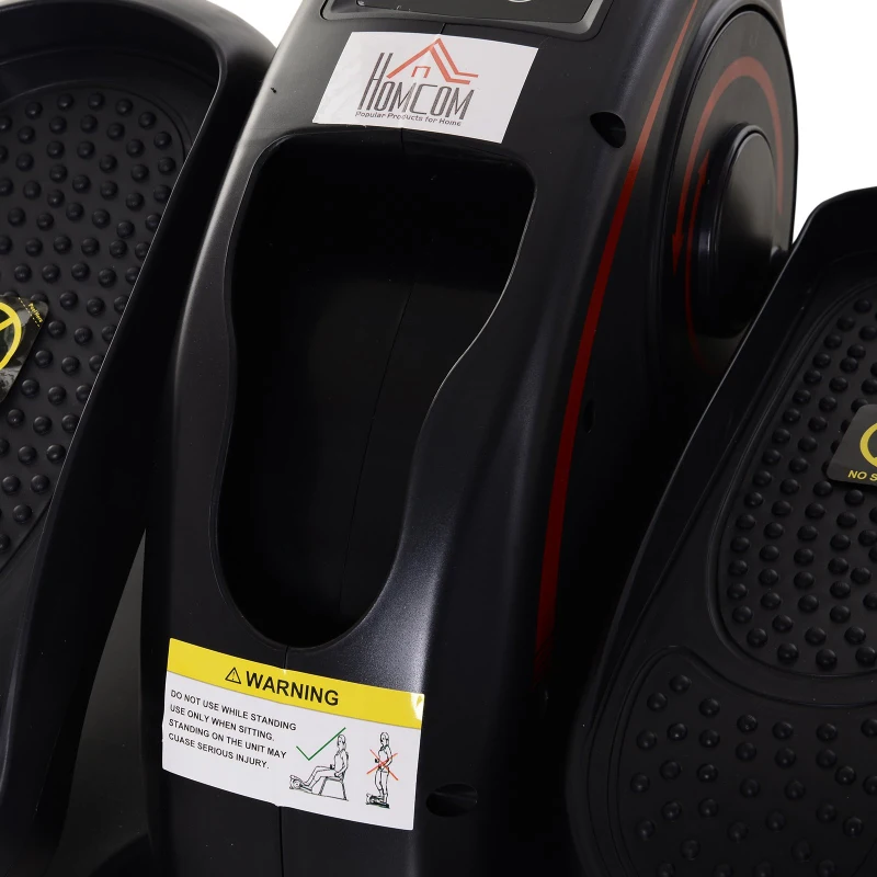 Mini stepper stepper skrętny urządzenie do treningu fitness w domu regulowana prędkość czarny