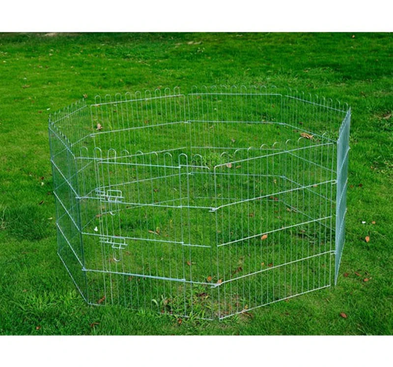 PawHut® Kojec Hodowlany Metalowy Klatka 71x91 cm