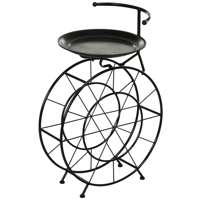 Regał na wino, stojak na wino, regał na butelki, półka na wino, stojak ozdobny na 18 butelek, metal