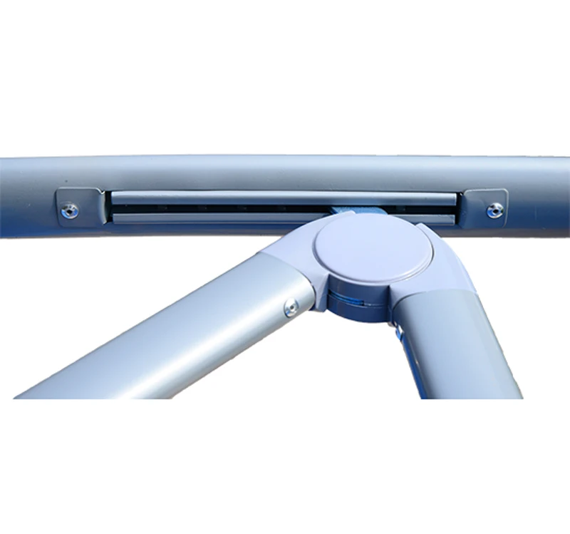 Outsunny LEŻAK OGRODOWY Z PODGŁÓWKIEM SKŁADANY niebieski