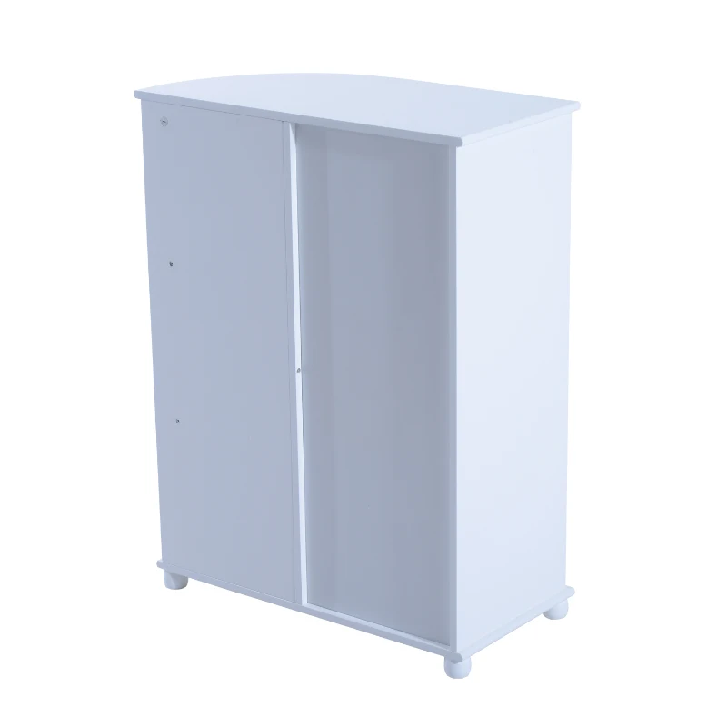 HOMCOM SZAFKA ŁAZIENKOWA STOJĄCA NAROŻNA biała