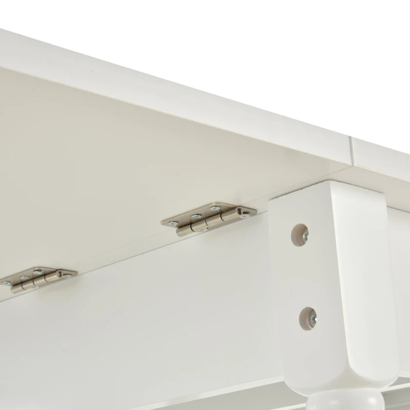 Rozkładany stół do jadalni Składany stół wielofunkcyjny 2 składane blaty boczne